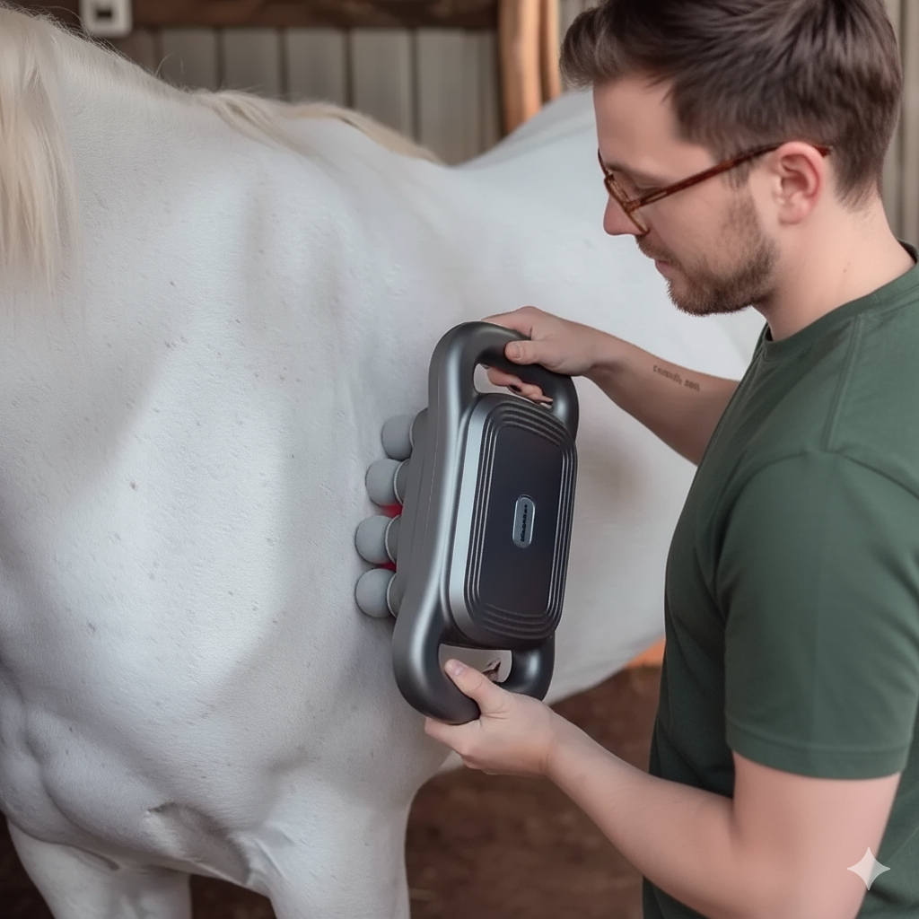 Haulsole™ 8-Head Professional Horse Massage Gun